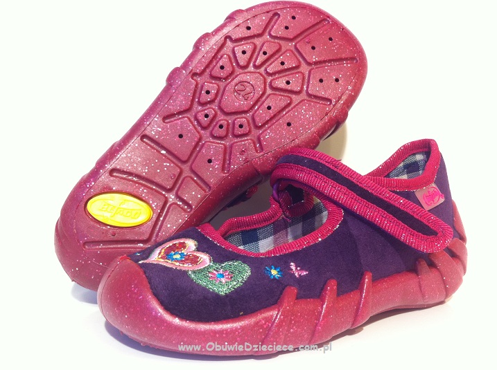 0-109P098 SPEEDY aksamitne bordowe z wyhaftowanymi serduszkami kapcie buciki czółenka obuwie dziecięce poniemowlęce Befado 18-26 0-109P098 SPEEDY aksamitne bordowe z wyhaftowanymi serduszkami kapcie buciki czółenka obuwie dziecięce poniemowlęce Befado 18-26